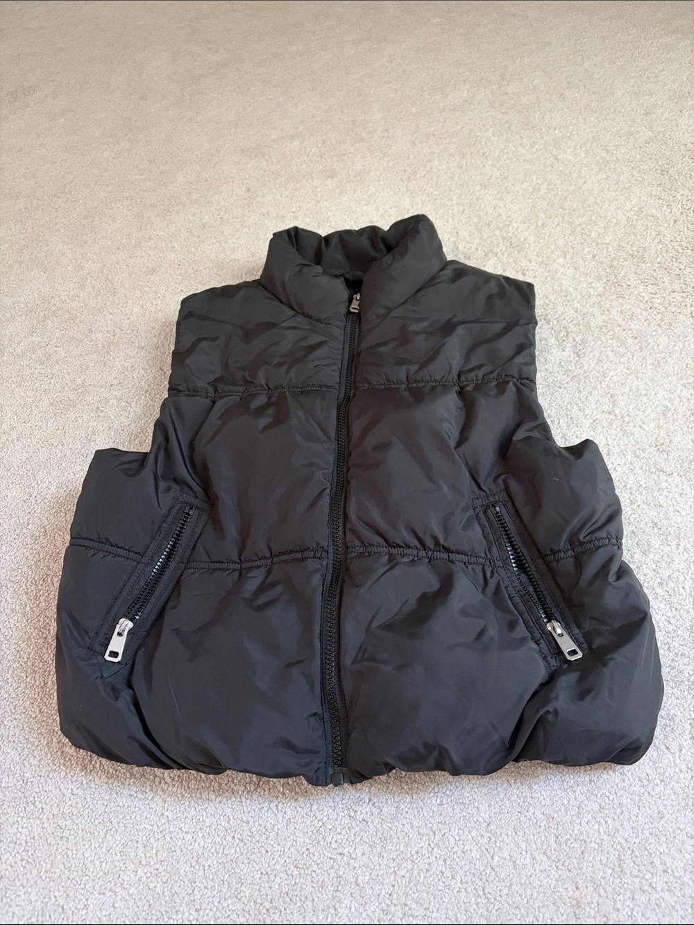 H&M Black Quilted Puffer Vest for Kids